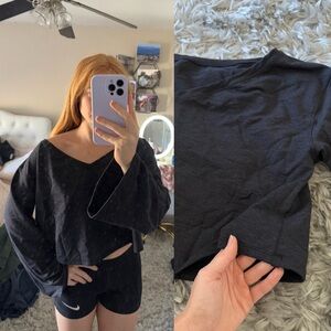 RARE Lululemon Off the Shoulder Long Sleeve